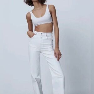 White Zara Jeans Women’s size 6